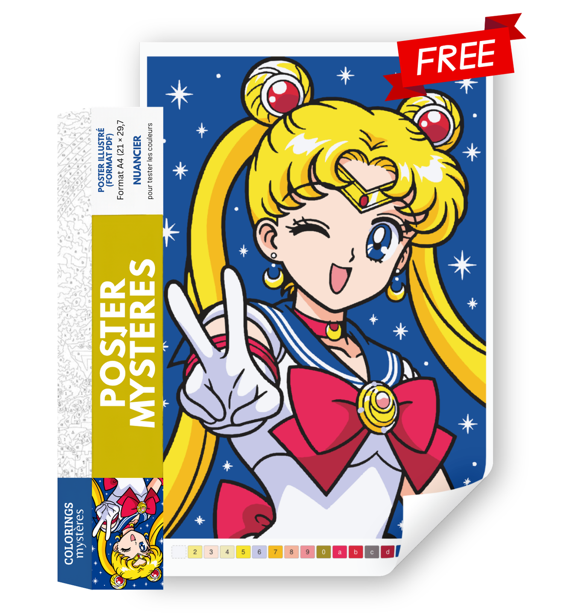 FREE Coloriages Mystères - Poster