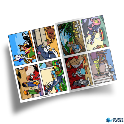 Favorite Anime Mystery Coloring Book PDF – Color by Number | Manga Girl Digital Coloring Pages | Printable Download