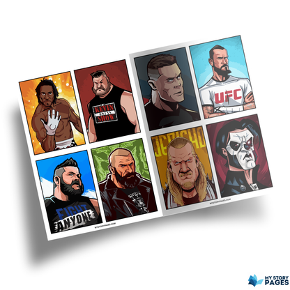Coloriage Mystère Wrestling PDF | Coloriage par Numéros Catch | Livre de Coloriage Numérique à Imprimer