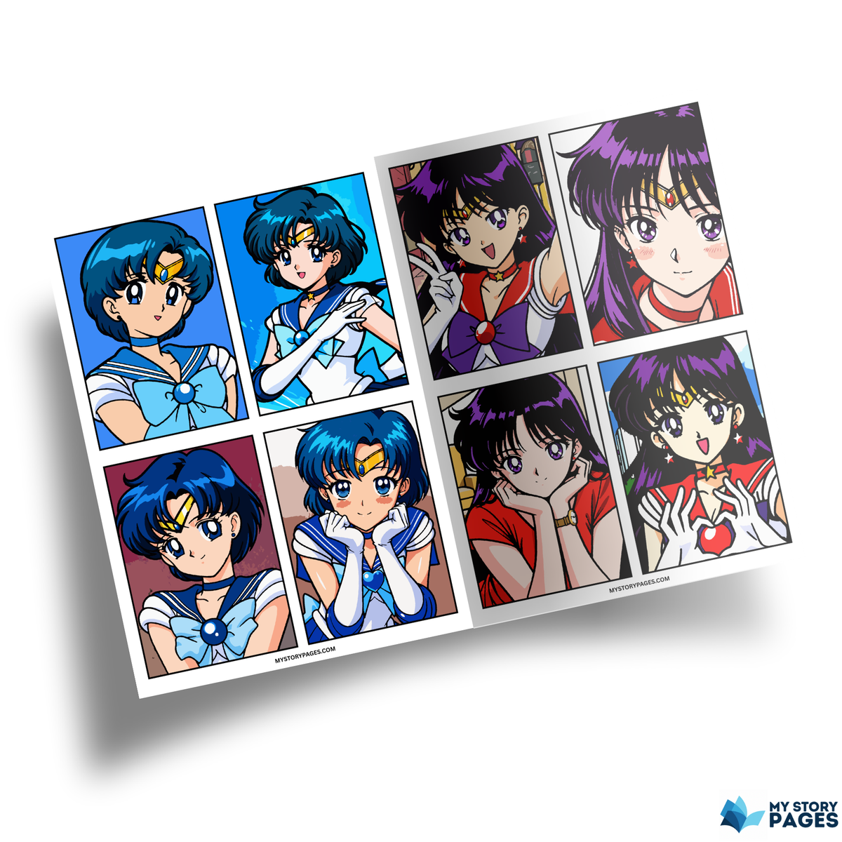 Favorite Anime Mystery Coloring Book PDF – Color by Number | Manga Girl Digital Coloring Pages | Printable Download