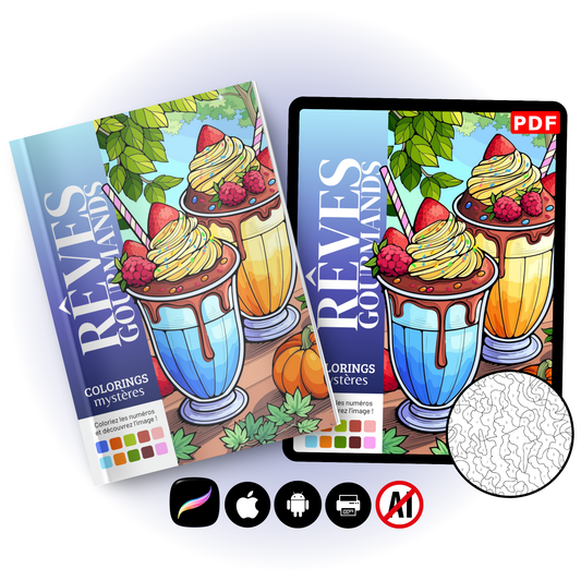 Coloriage Mystère Adulte – Livre de Coloriage par Numéros PDF à Imprimer | Coloriage pour Adulte