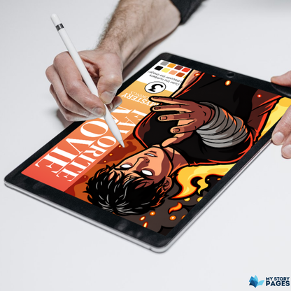 Coloriage Mystère Vol. 3 PDF | Coloriage par Numéros Homme aux Pouvoirs de Feu | Livre de Coloriage Numérique