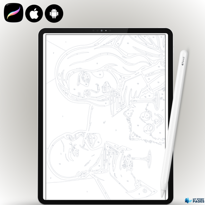 Coloriage Mystère Vol. 3 PDF | Coloriage par Numéros Homme aux Pouvoirs de Feu | Livre de Coloriage Numérique