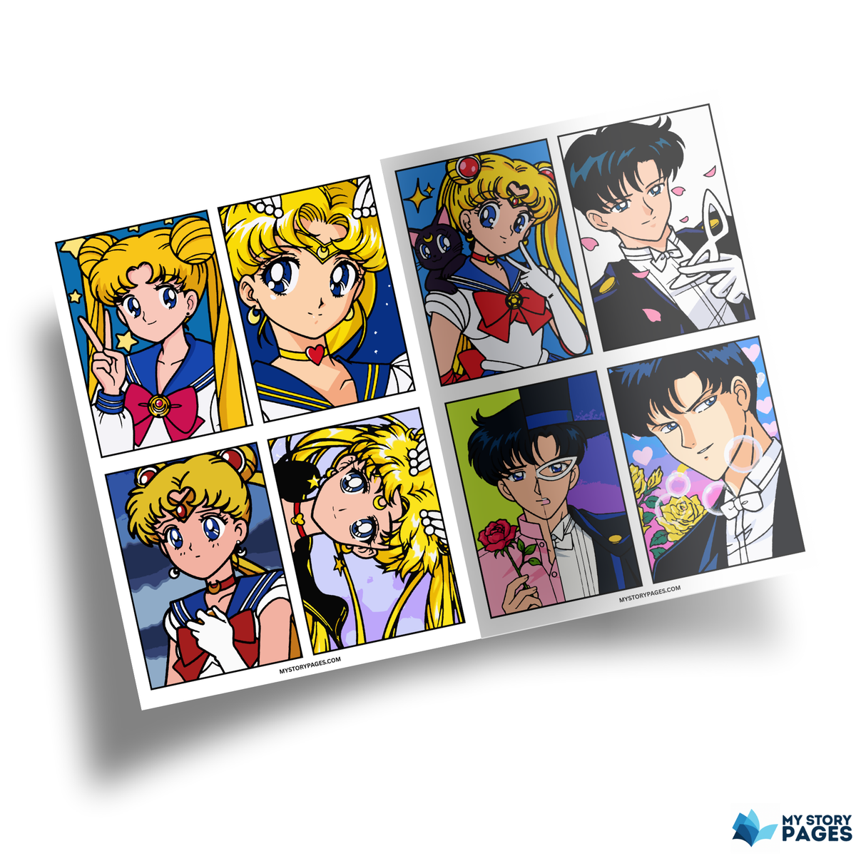 Favorite Anime Mystery Coloring Book PDF – Color by Number | Manga Girl Digital Coloring Pages | Printable Download
