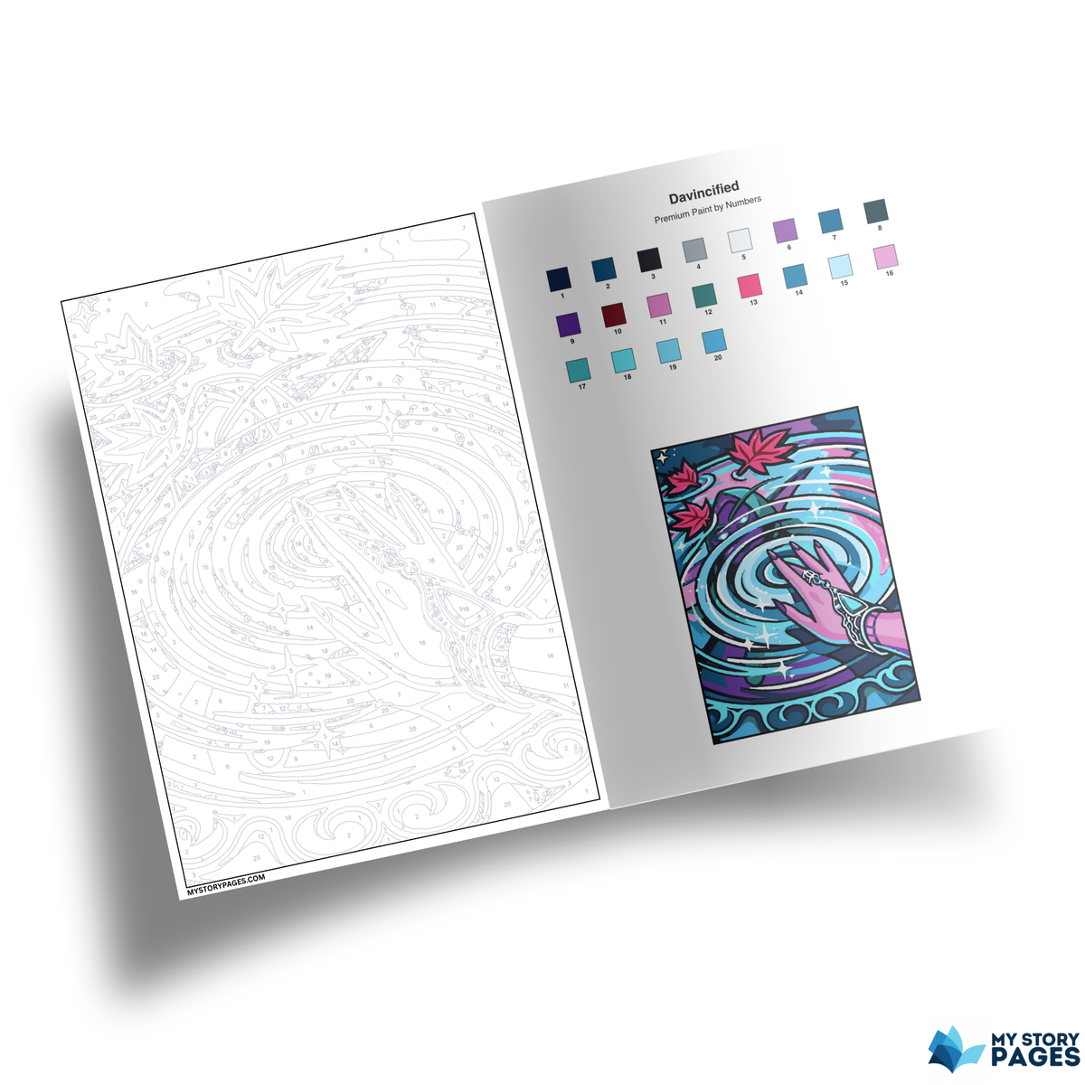Coloriage Mystère Fée Magique PDF | Coloriage par Numéros Fantasy | Livre de Coloriage Numérique à Imprimer