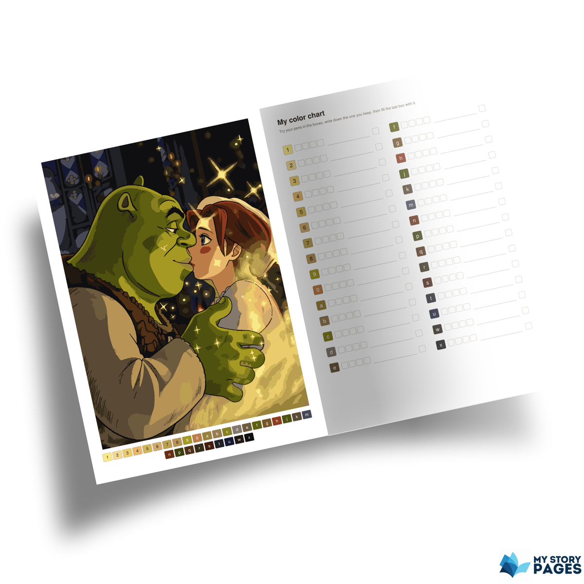 Coloriage Mystère Ogre PDF | Coloriage par Numéros | Livre de Coloriage Fantastique | Téléchargement Numérique