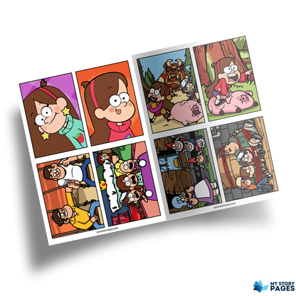 Favorite Cartoon Mystery Coloring Book Vol. 14 PDF | Color by Number | Cartoon Mystery Coloring Pages | Digital Download