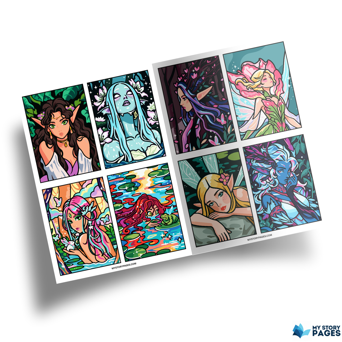 Coloriage Mystère Fée Magique PDF | Coloriage par Numéros Fantasy | Livre de Coloriage Numérique à Imprimer