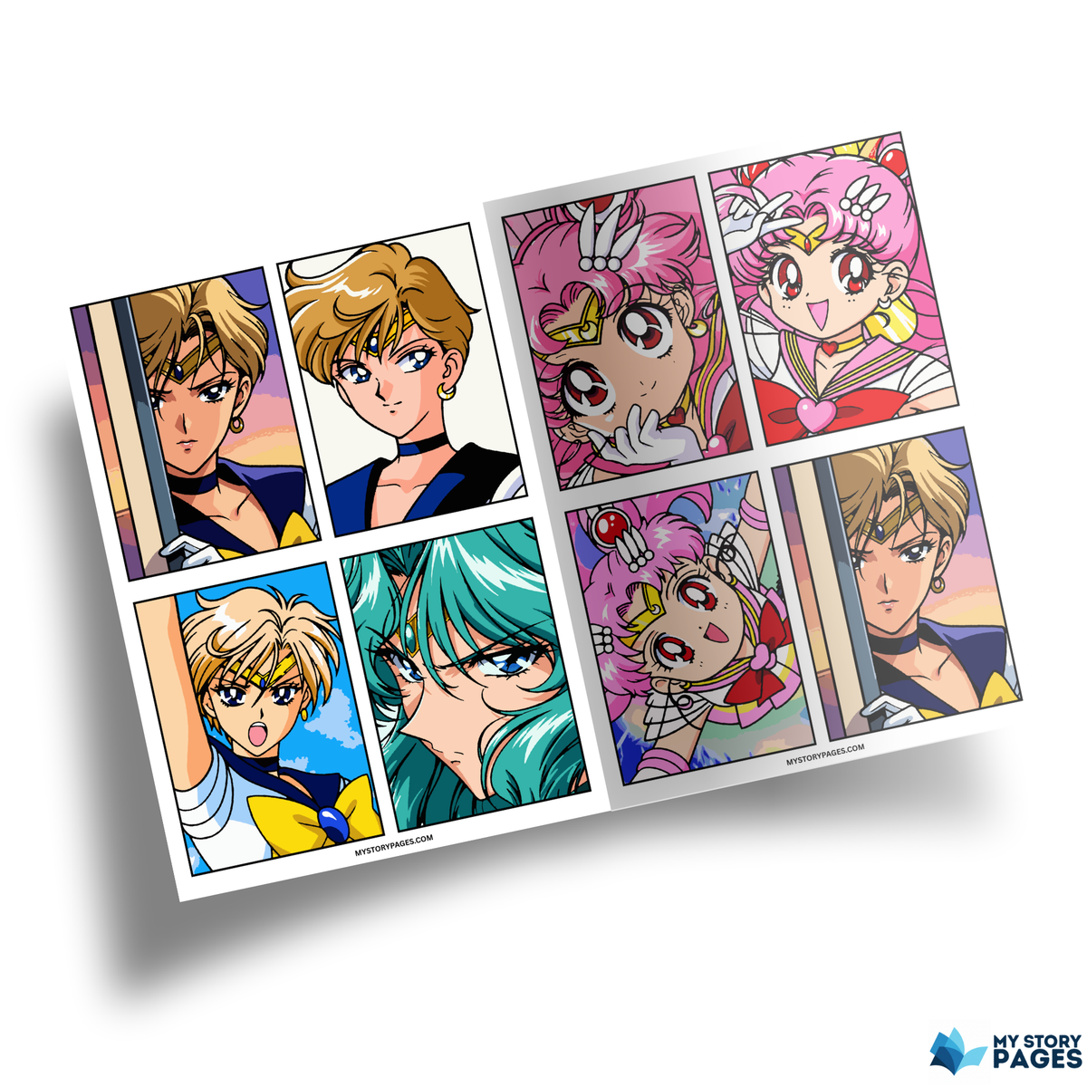 Favorite Anime Mystery Coloring Book PDF – Color by Number | Manga Girl Digital Coloring Pages | Printable Download