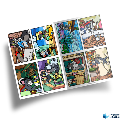 Favorite Anime Mystery Coloring Book PDF – Color by Number | Manga Girl Digital Coloring Pages | Printable Download