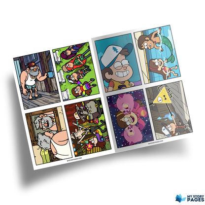Favorite Cartoon Mystery Coloring Book Vol. 14 PDF | Color by Number | Cartoon Mystery Coloring Pages | Digital Download