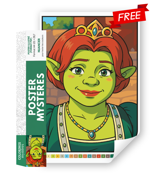 FREE Coloriages Mystères - Poster