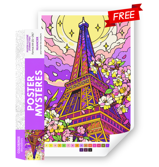 FREE Coloriages Mystères - Poster